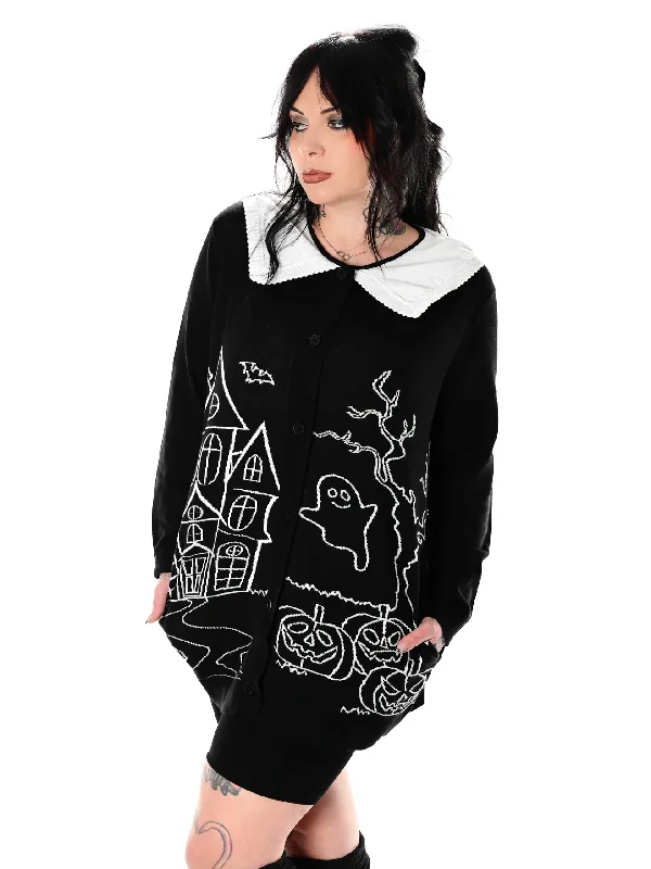 Halloween Collar Cardigan FOXBLOOD