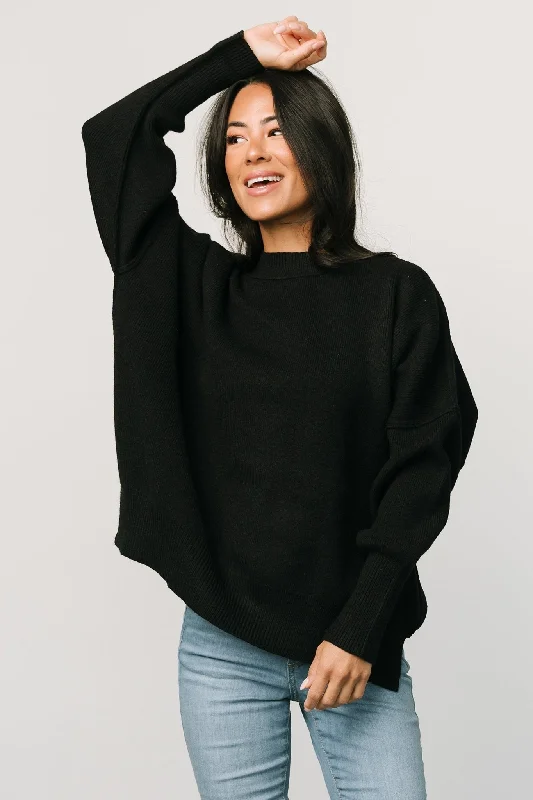 Jeremiah Knit Sweater | Black