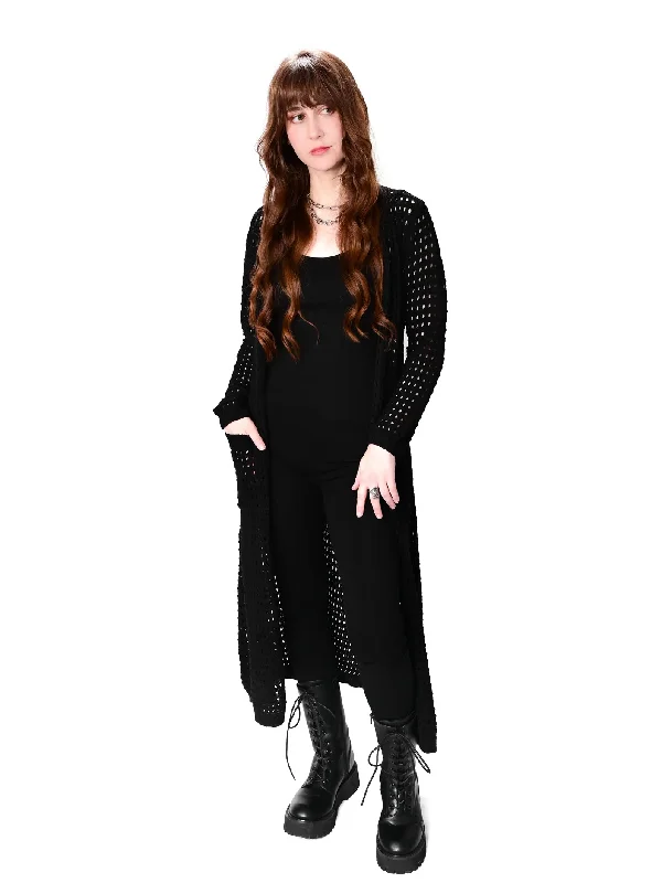 Open Weave Cardigan Duster FOXBLOOD