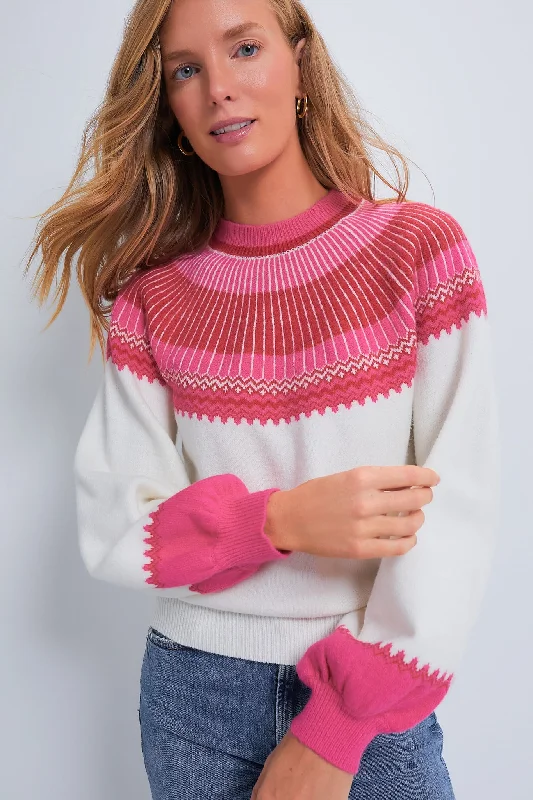 Rouge Color Block Sweater