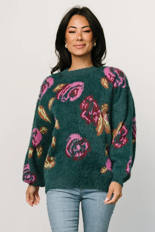 Ryder Sweater | Jade Multi Floral