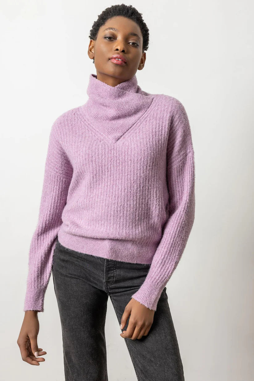 Wrap Collar Sweater