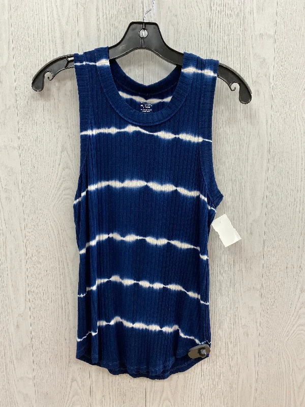 Blue & White Tank Top Members Mark, Size M