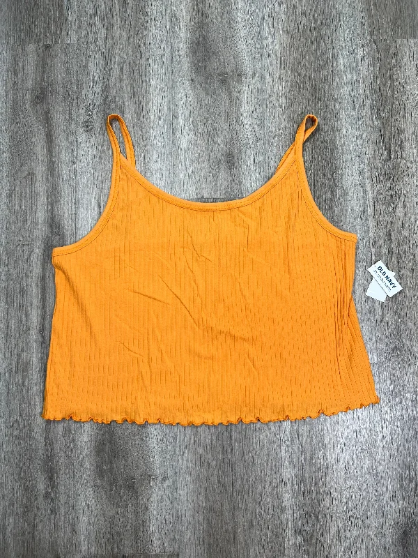 Orange Tank Top Old Navy, Size 3x