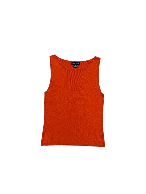 Tank Top By Ann Taylor In Orange, Size: M