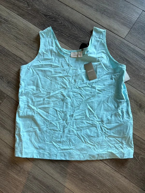 Tank Top By Chicos In Blue, Size: Xl