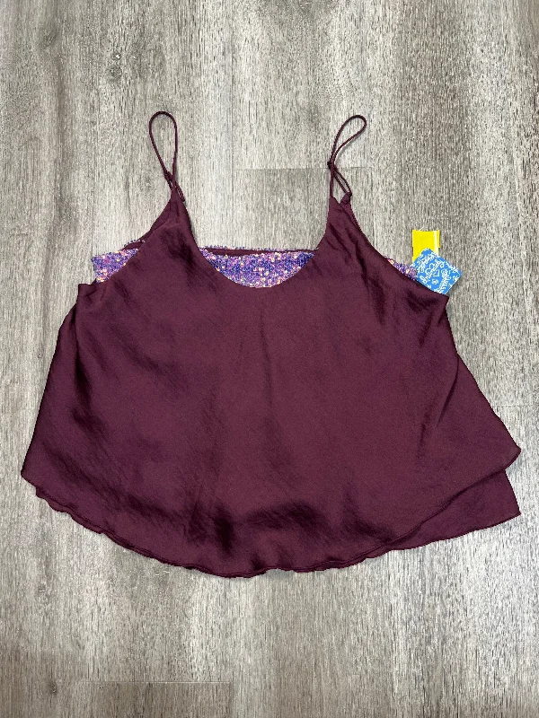 Tank Top By Free People In Purple, Size: M