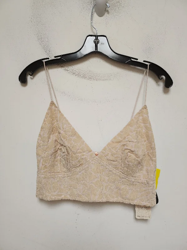 Tank Top By Free People In Tan, Size: L