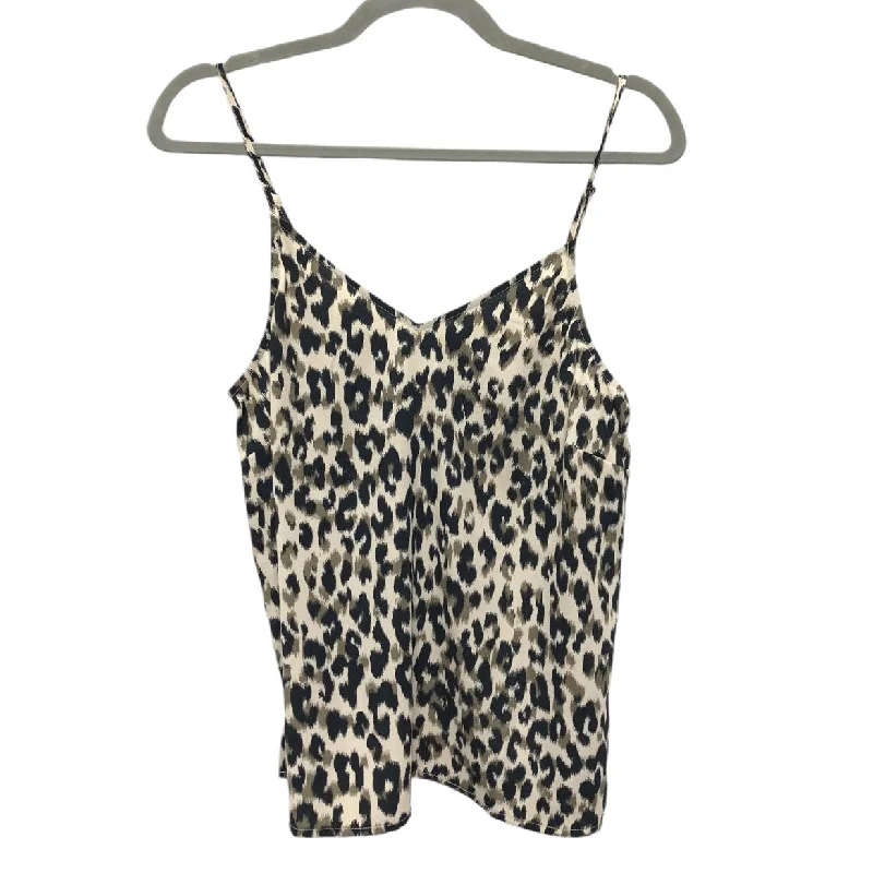 Tank Top By Halogen In Animal Print, Size: S