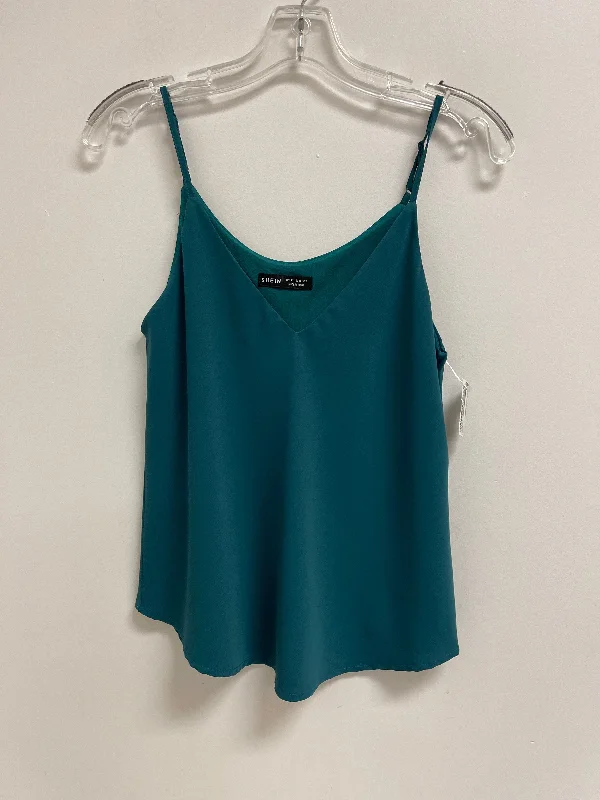 Tank Top By Shein In Teal, Size: Xs