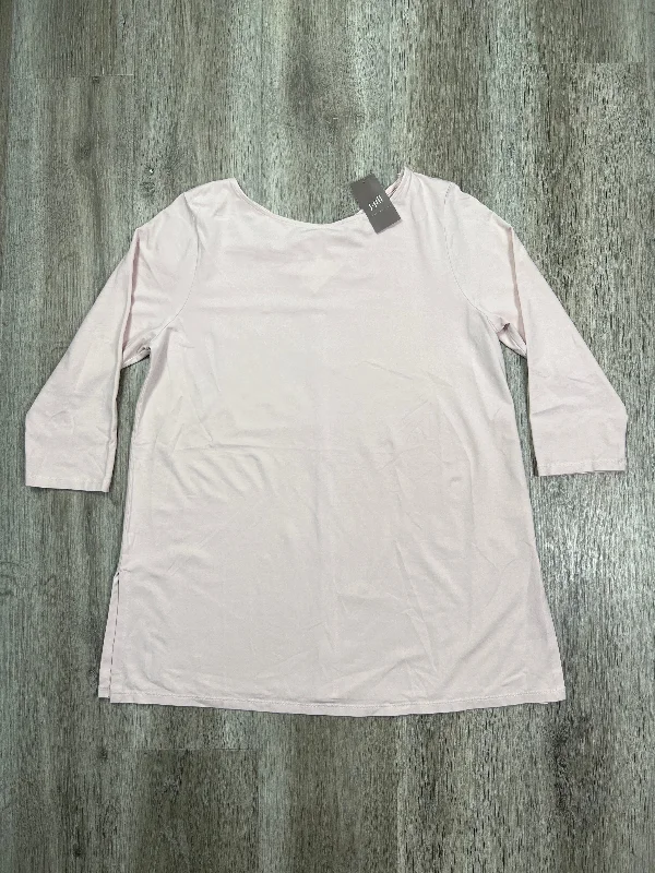 Top 3/4 Sleeve By J. Jill In Pink, Size: Petite  M