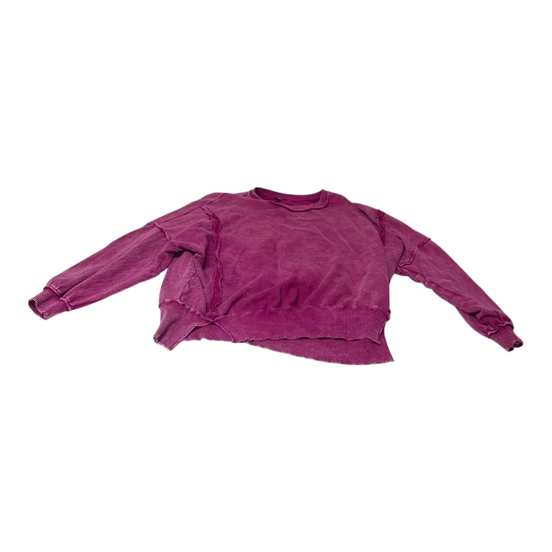 Top Long Sleeve By Clothes Mentor In Purple, Size: M