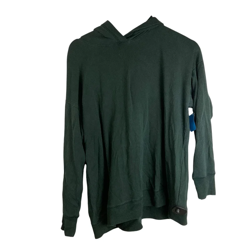 Top Long Sleeve By Cme In Green, Size: L