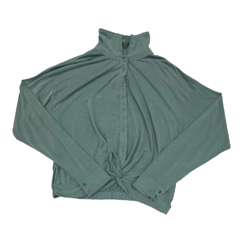 Top Long Sleeve By Lucky Brand In Green, Size: M