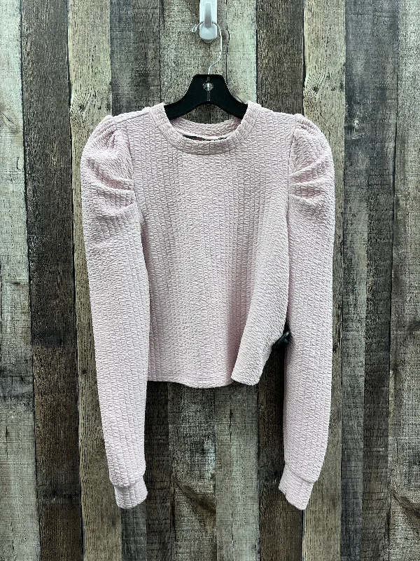 Top Long Sleeve By Vero Moda In Pink, Size: Xs