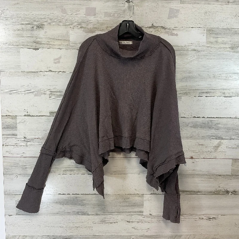 Top Long Sleeve By We The Free In Brown, Size: M