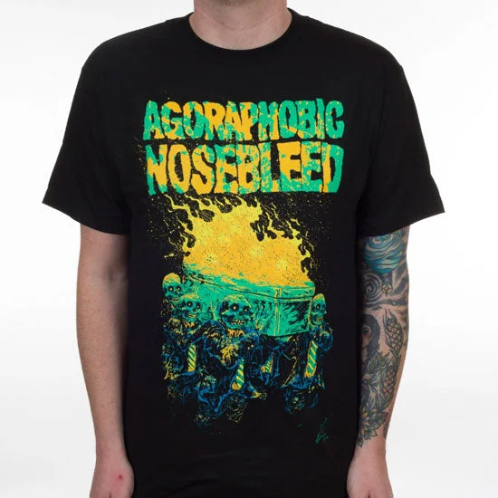 T-Shirt - Agoraphobic Nosebleed - Burning Coffin