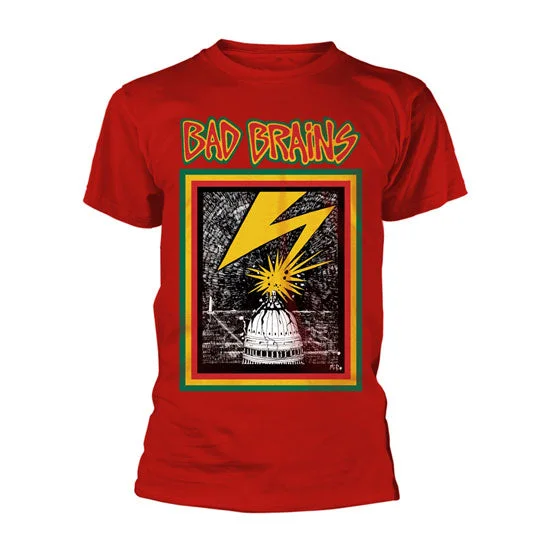 CLEARANCE - T-Shirt - Bad Brains - Capitol on Red