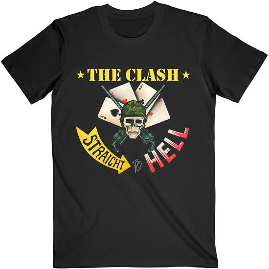 T-Shirt - Clash (the) - Straight to Hell - Single