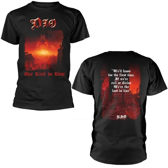 T-Shirt - DIO - The Last In Line With Back Print