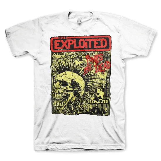 T-Shirt - The Exploited - Punk's Not Dead - White