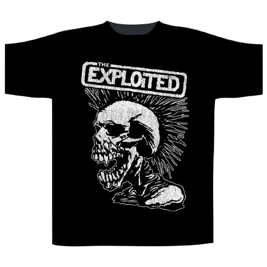 T-Shirt - The Exploited - Vintage Skull