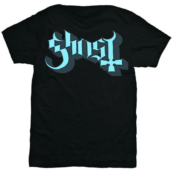 T-Shirt - Ghost - Blue Grey Keyline Logo