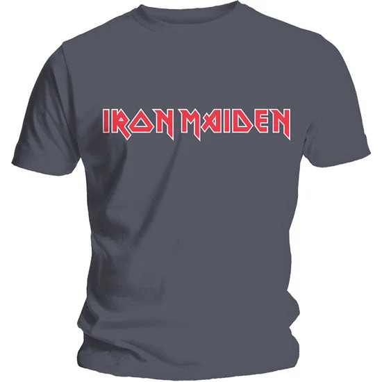 T-Shirt - Iron Maiden - Classic Logo - Grey