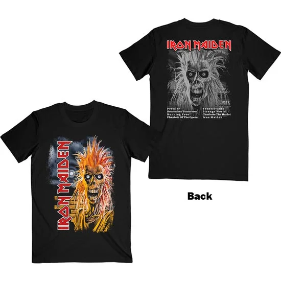 CLEARANCE - T-Shirt - Iron Maiden - First Album Track List V3