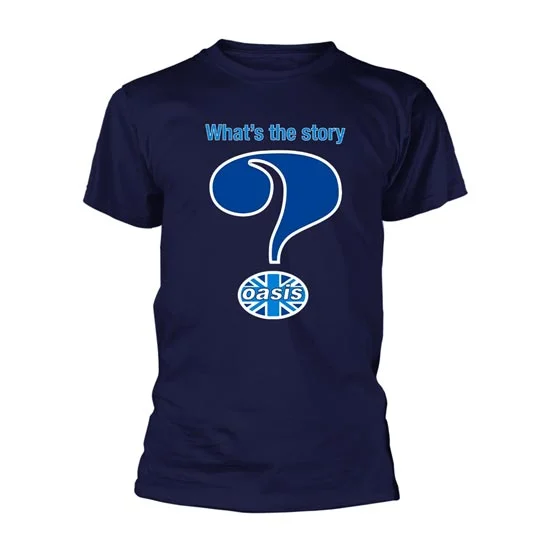 T-Shirt - Oasis - What's The Story? - Navy