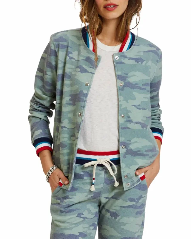 Camo Bomber In Camouflage