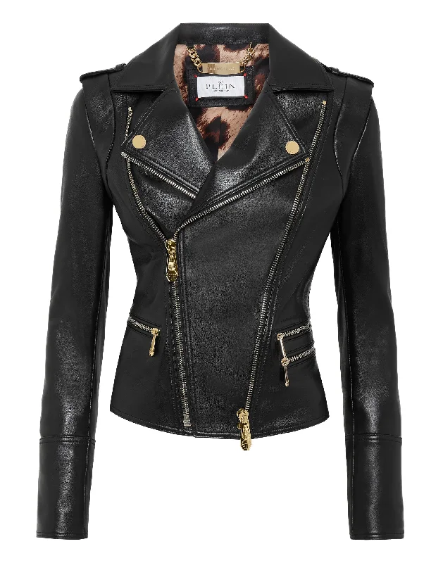 Leather Biker Jacket