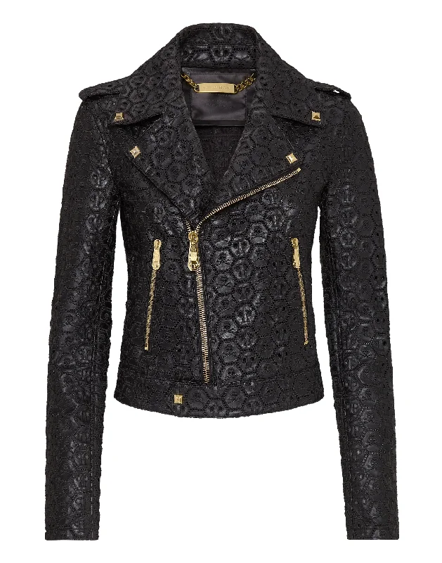 Sangallo  Leather Biker Jacket