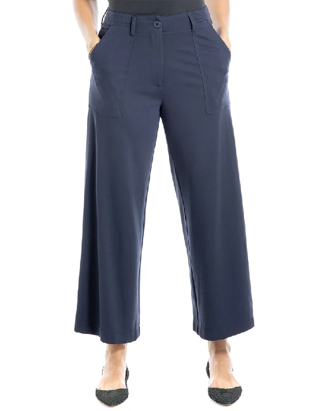 Max Studio Crop Wide Leg Ponte Pant