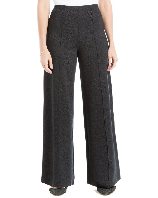 Max Studio High Waist Ponte Wide Leg Pant