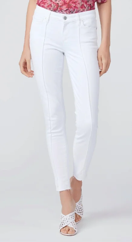 Verdugo Ankle Crop Denim Pant In Crisp White