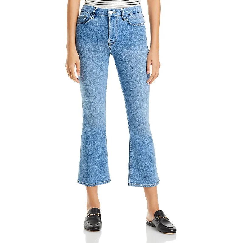 Womens Mid-Rise Light Was Bootcut Jeans